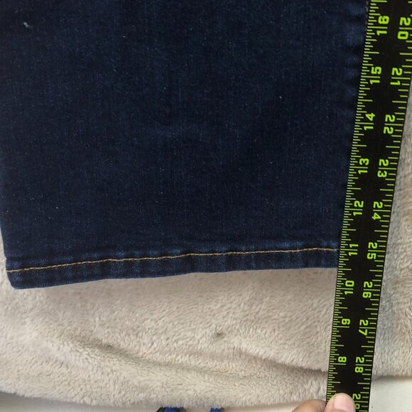 Banana Republic Womens Jeans 31/12 Cropped Bootcut Leg Blue Dark Denim Casual - Picture 5 of 14